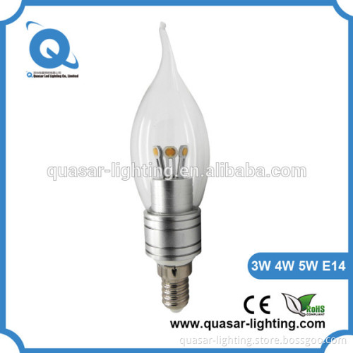 cob e27 e12 e14 led candle light bulb 3w 4w 5w